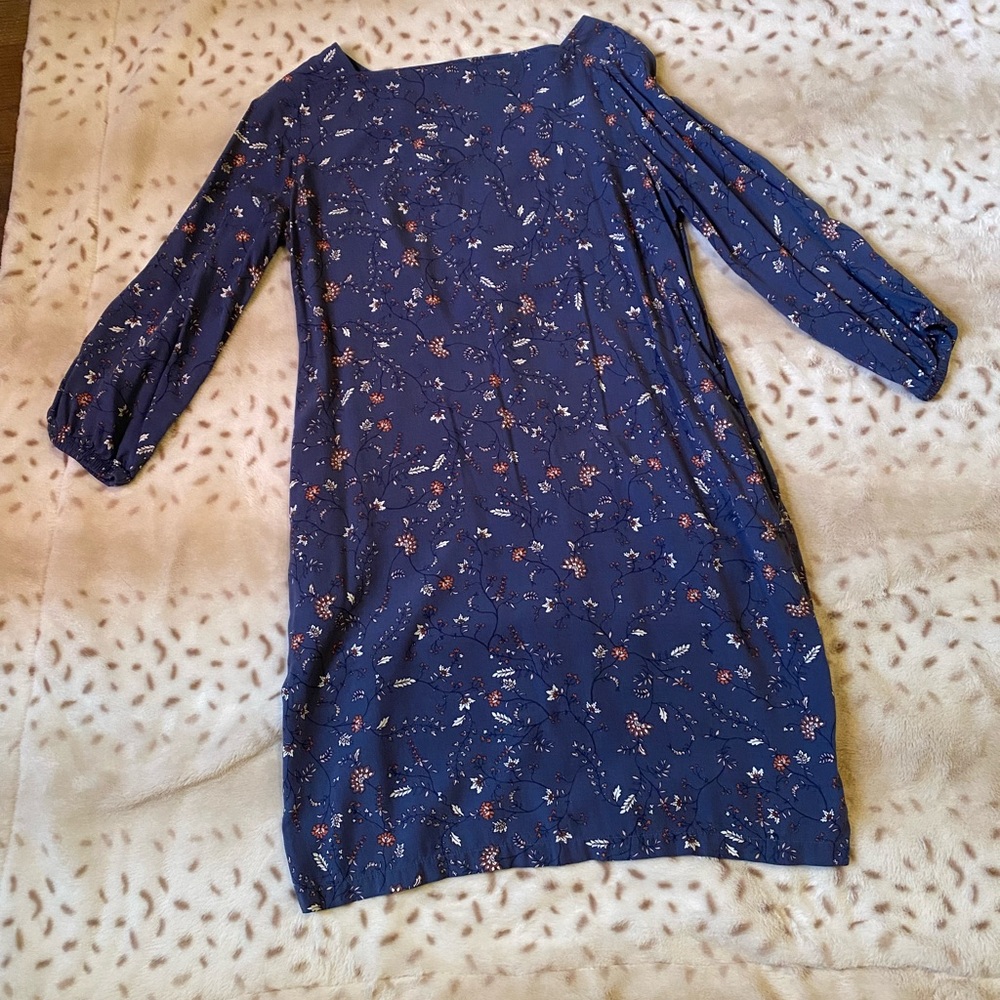 Gap Navy Floral Dress
